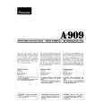 SANSUI A-909 Manual de Usuario
